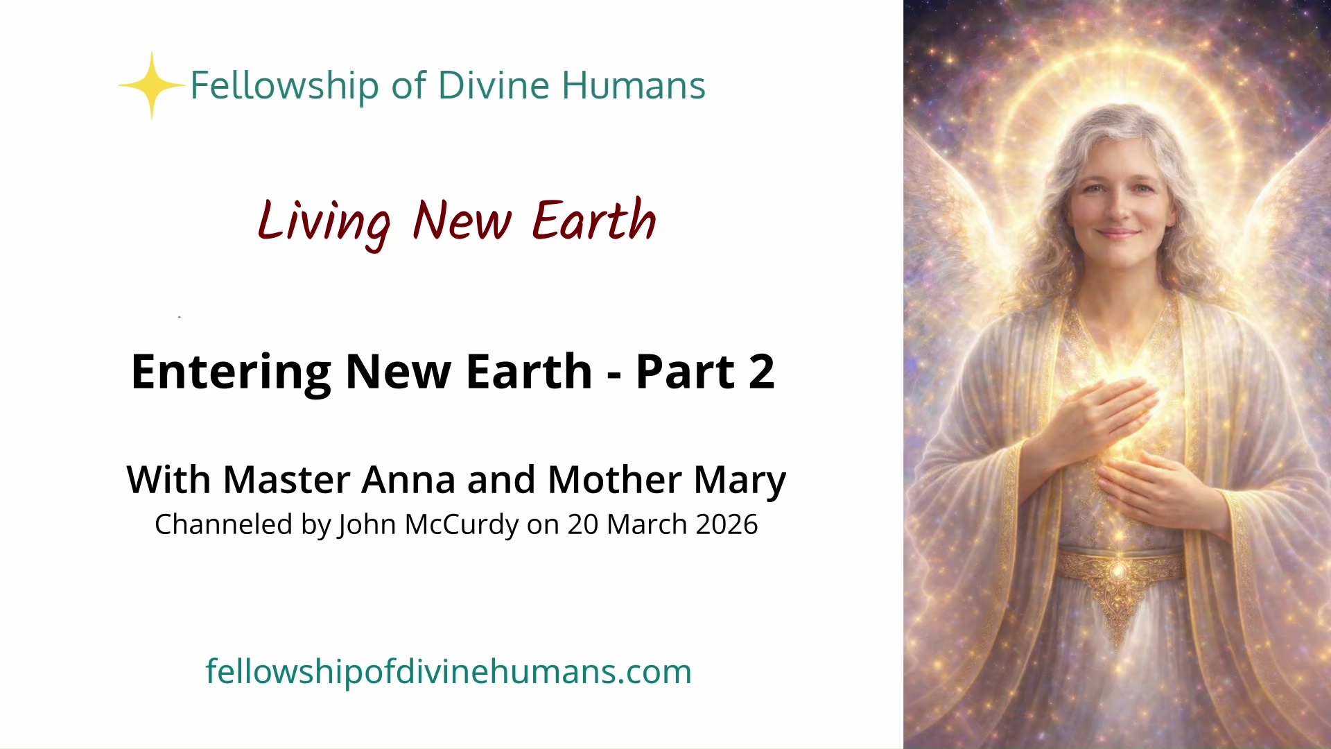 Entering New Earth – Part 2